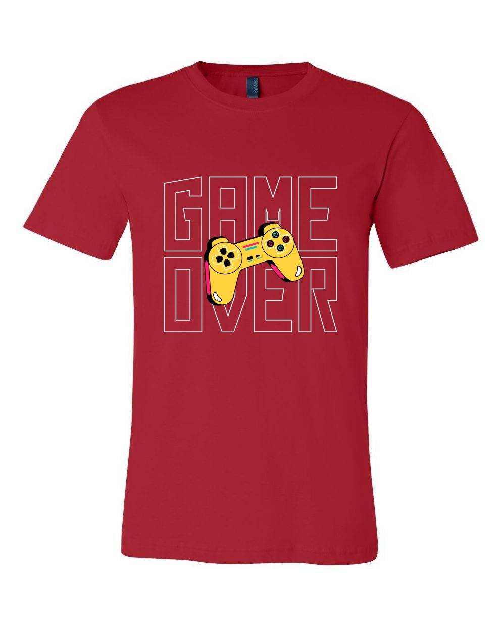 T-shirt para homem Game Over