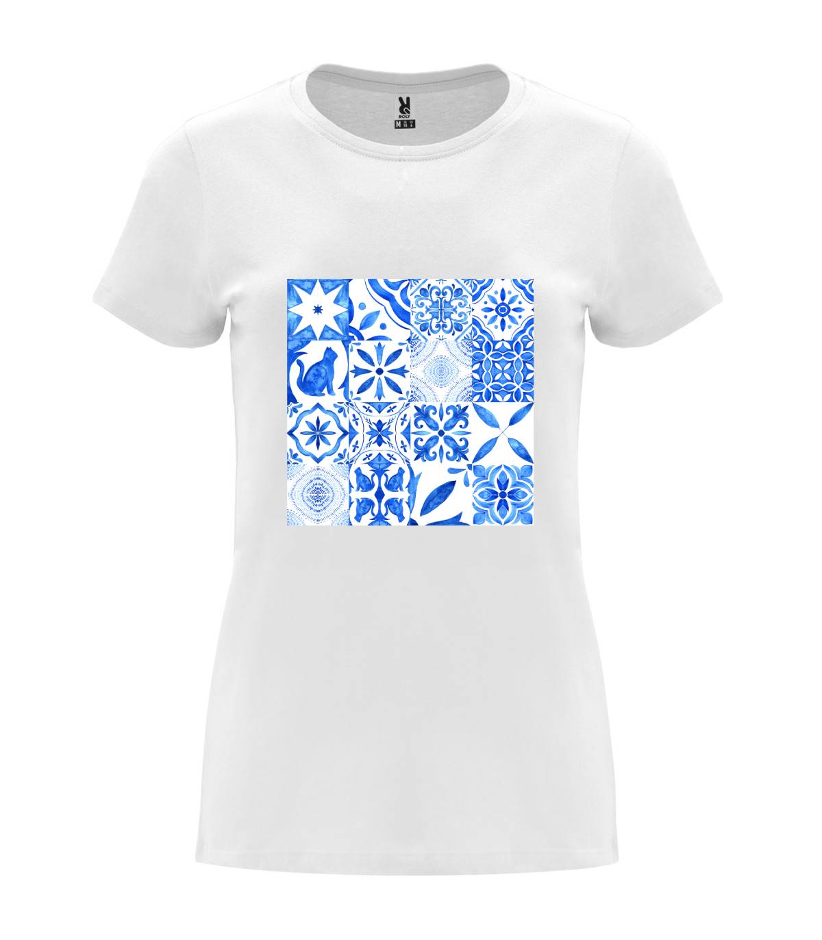 T-shirt feminina Azulejo