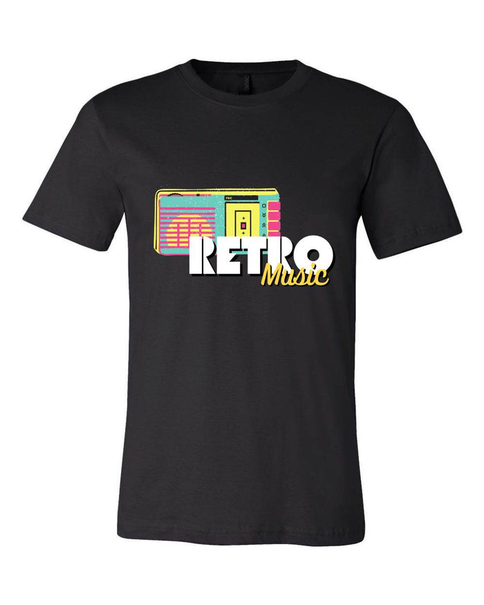 T-shirt para homem Retro Music