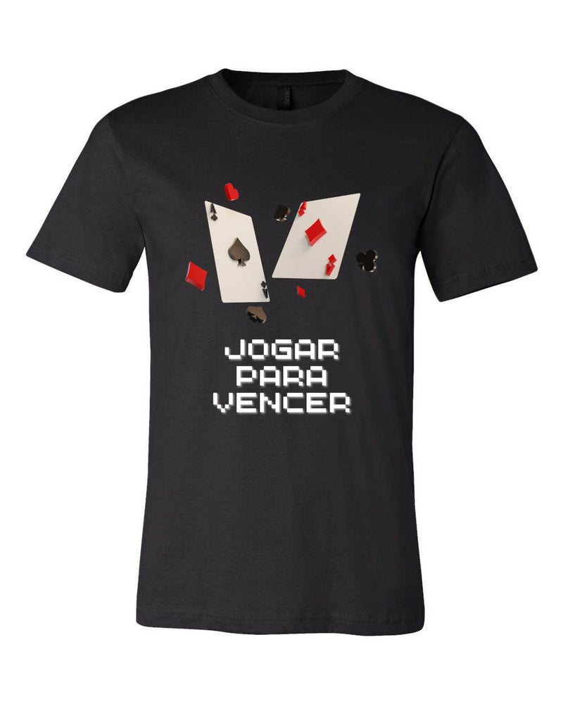 T-shirt para homem Jogar Para Vencer