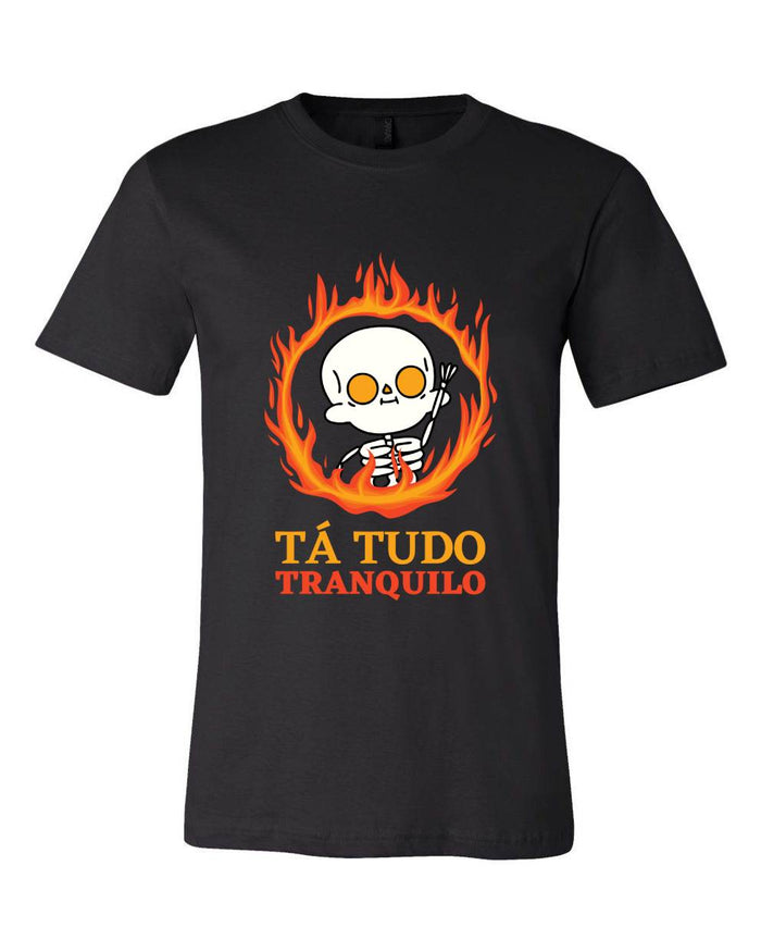 T-shirt para homem Tá Tudo Tranquilo