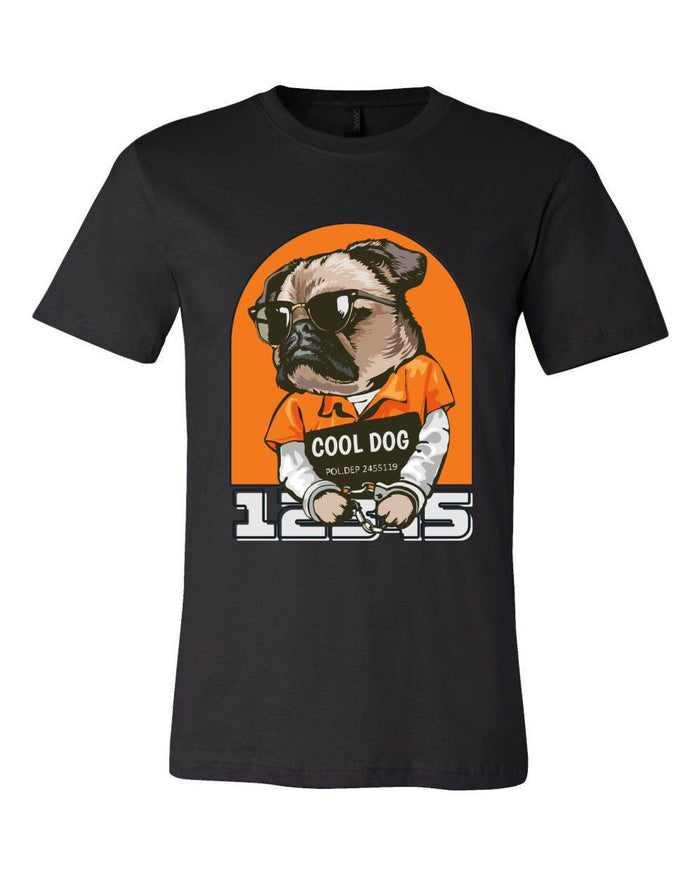 T-shirt para homem Cool Dog