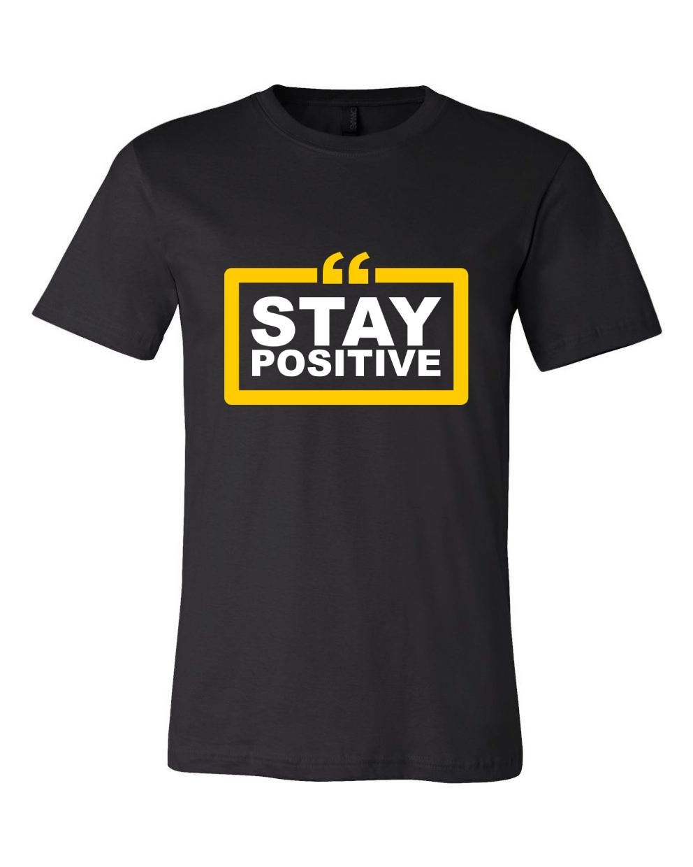 T-shirt para homem Stay Positive