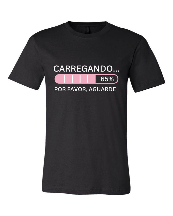 T-shirt para homem  Carregando. Por Favor, Aguarde