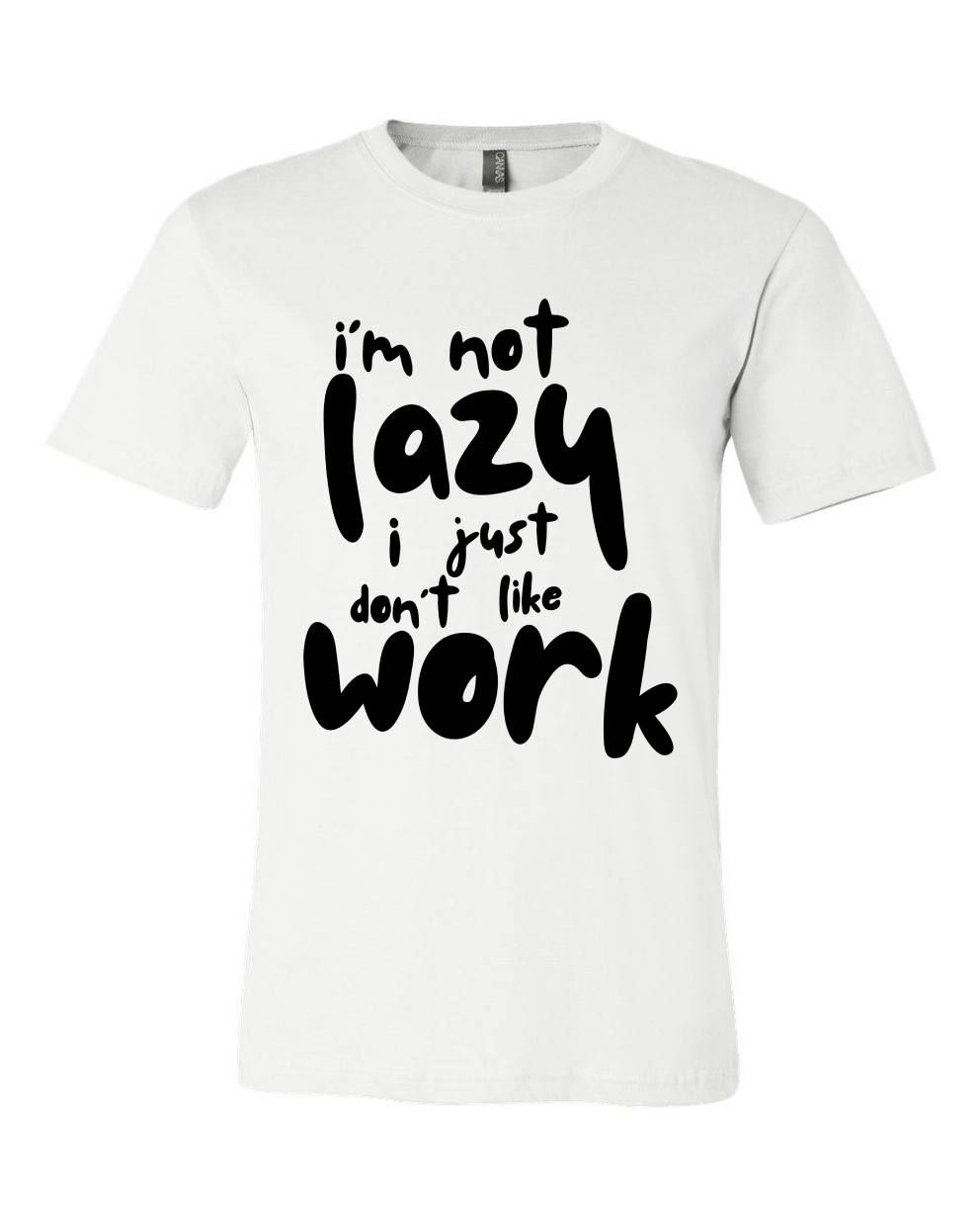 T-shirt para homem I'm Not Lazy