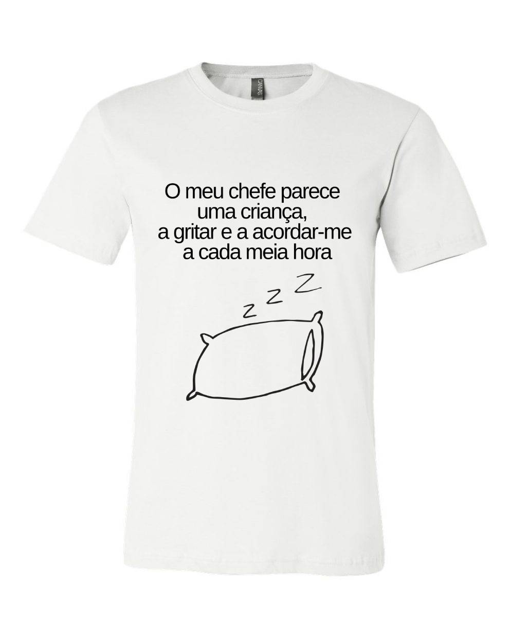 T-shirt para homem O Meu Chefe