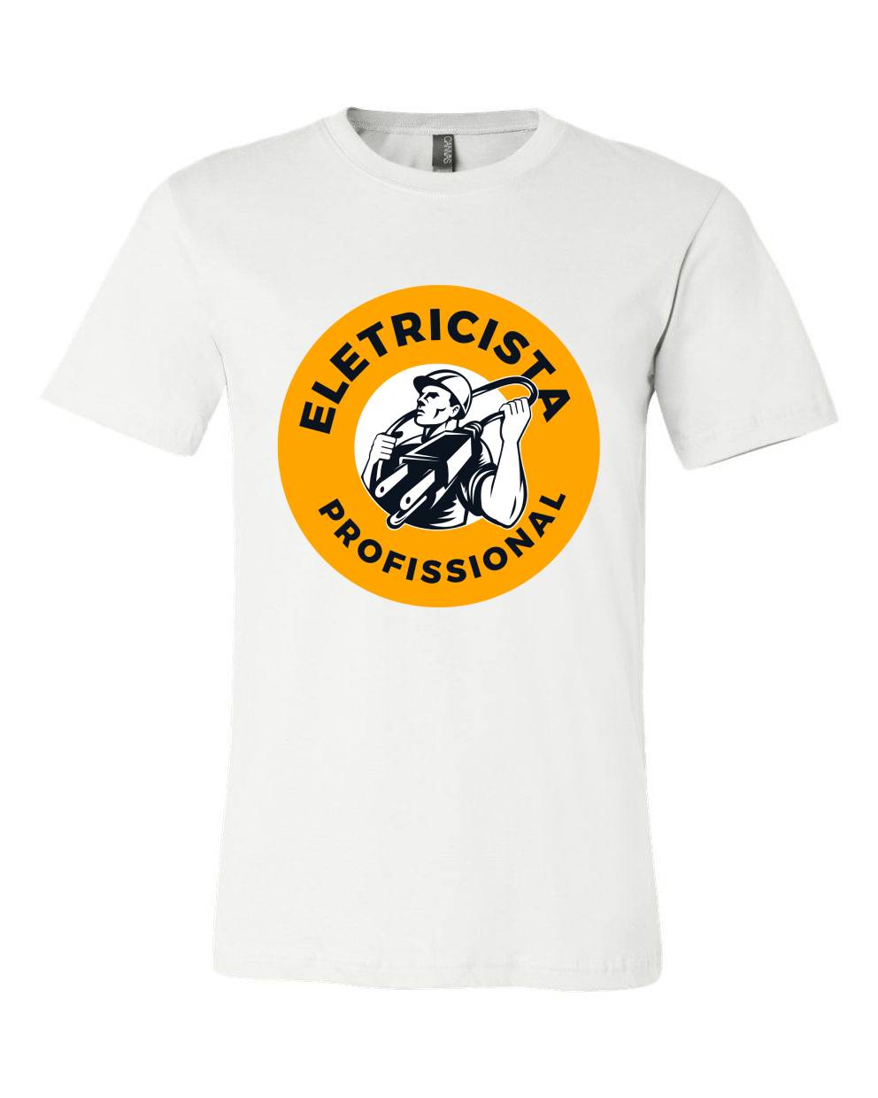 T-shirt para homem Eletricista Profissional