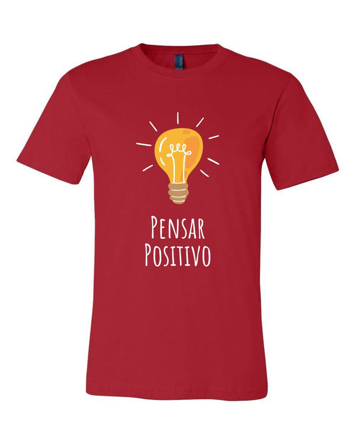 T-shirt para homem Pensar Positivo