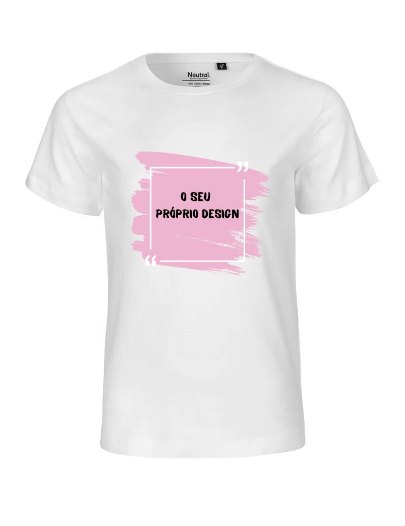 T-shirt para criança com design próprio