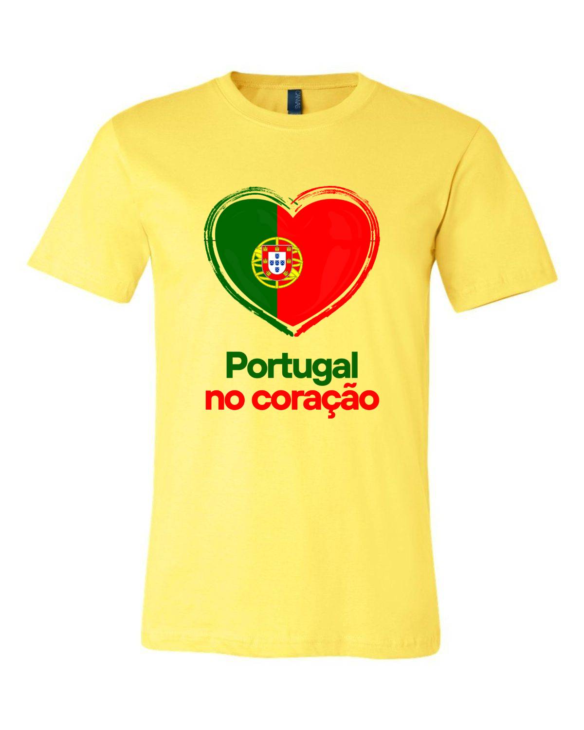 T-shirt para homem Portugal no Coração