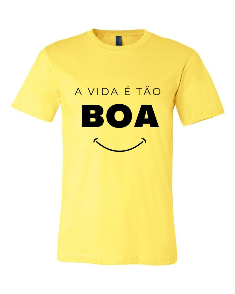 T-shirt para homem A Vida É Tão Boa