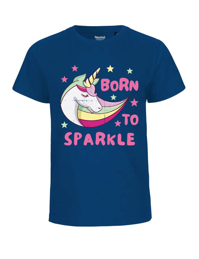 T-shirt infantil Born to Sparkle