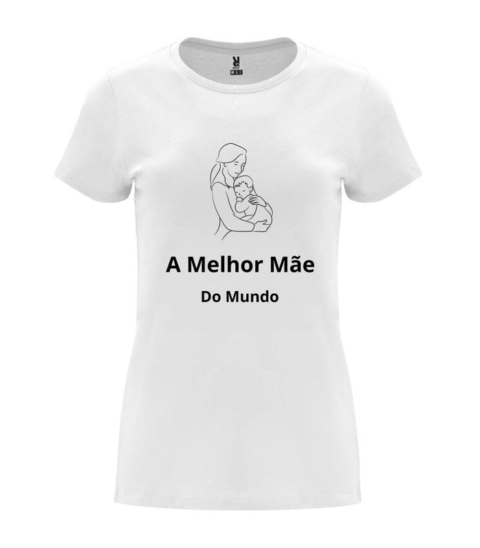 T-shirt feminina A Melhor Mãe do Mundo