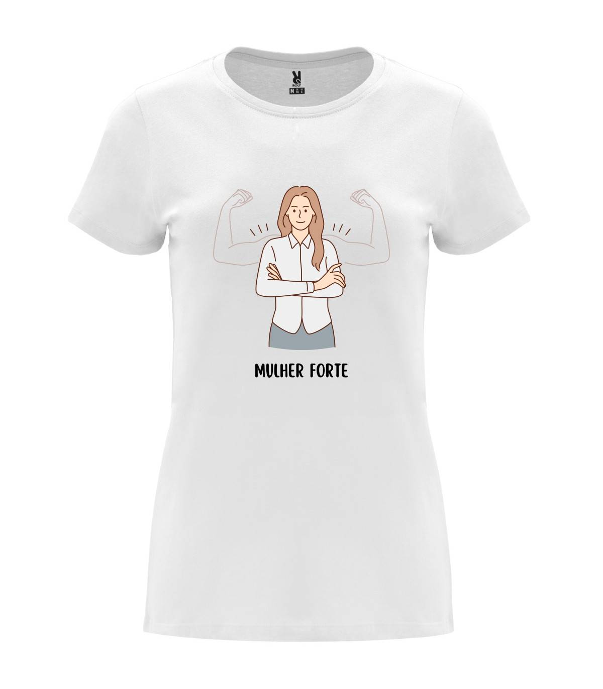 T-shirt feminina Mulher Forte