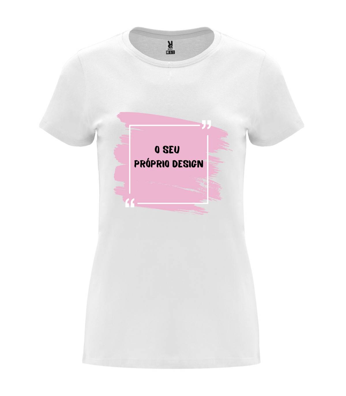 T-shirt feminina com design próprio