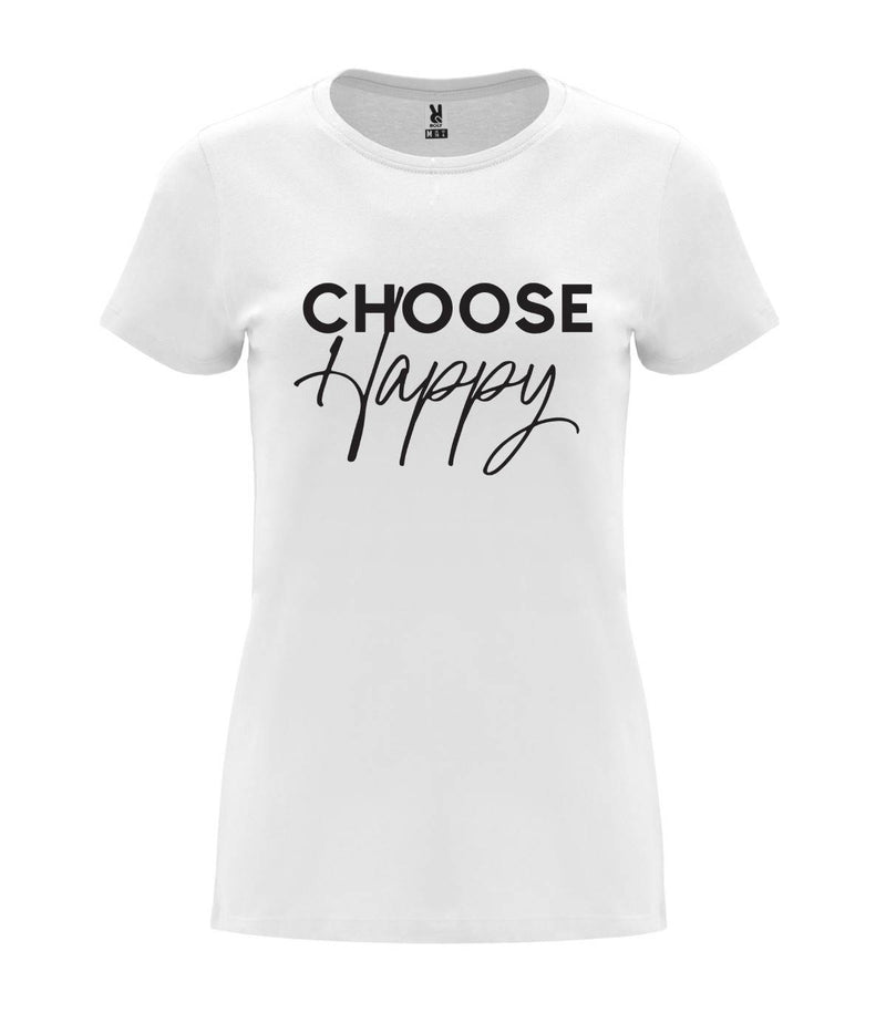 T-shirt feminina Choose Happy