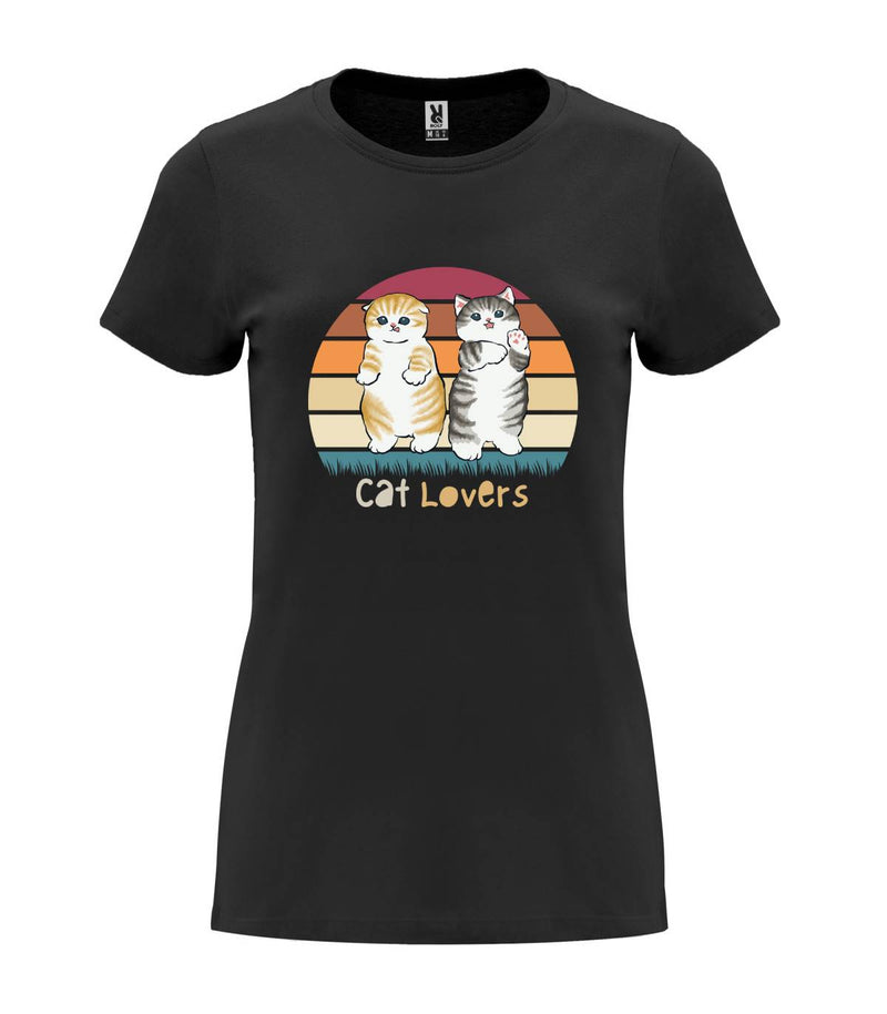 T-shirt feminina Cat Lovers