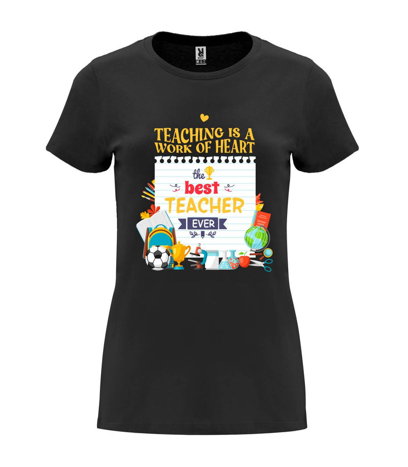 T-shirt feminina The Best Techer Ever