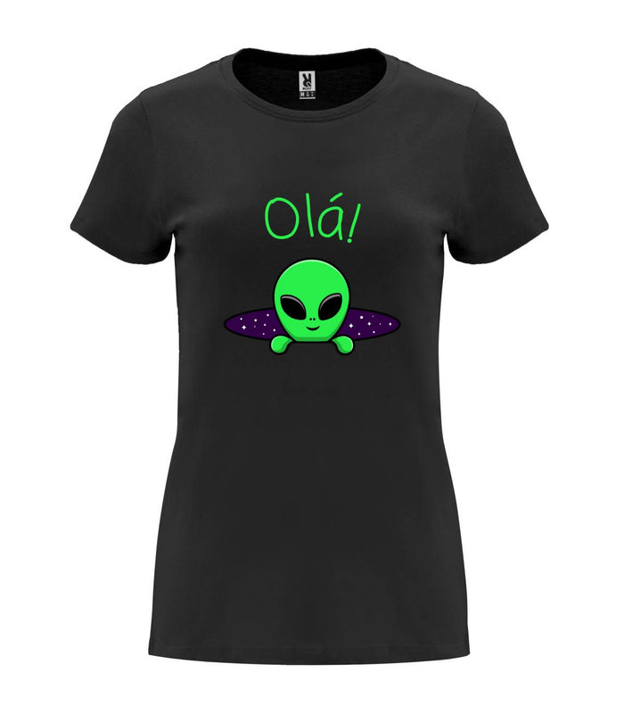 T-shirt feminina Olá!