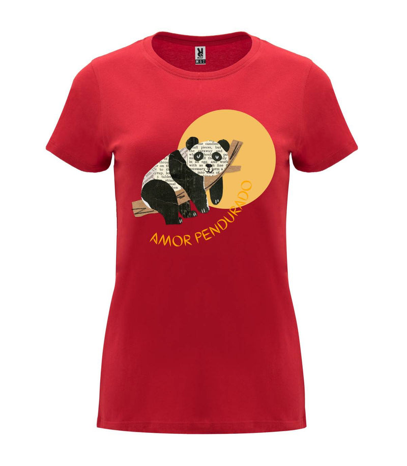 T-shirt feminina Amor Pendurado