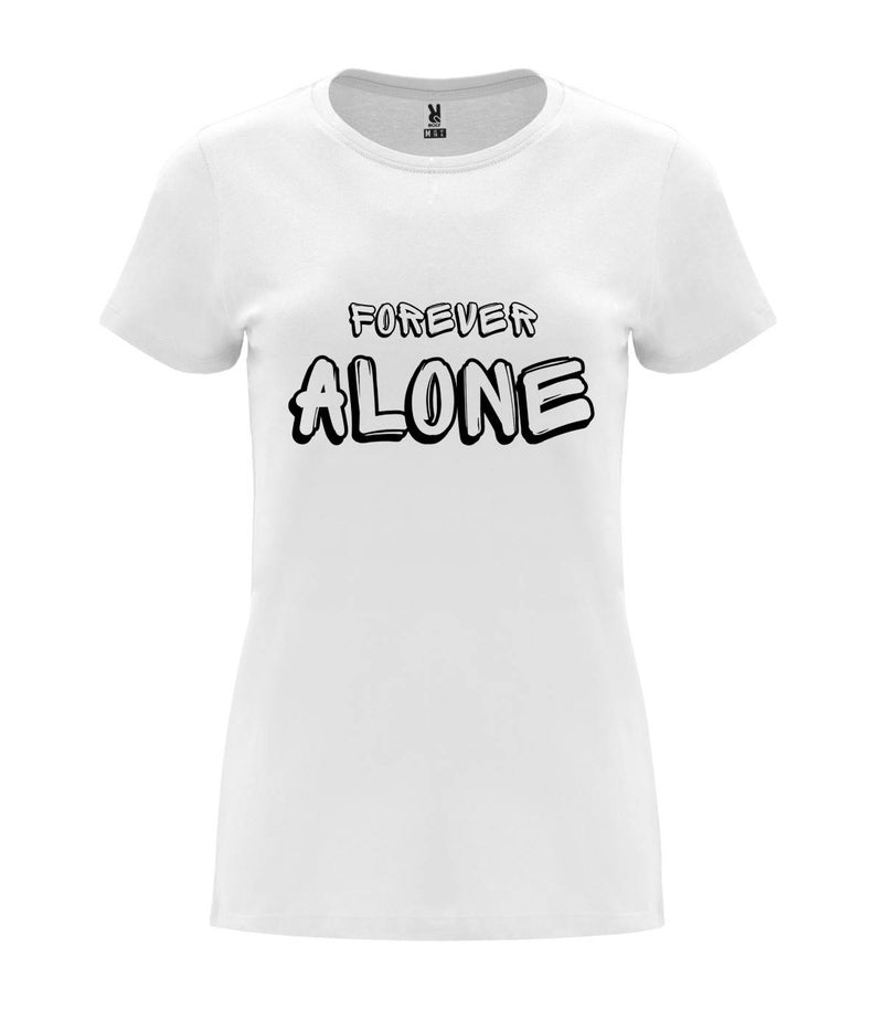 T-shirt feminina Forever Alone