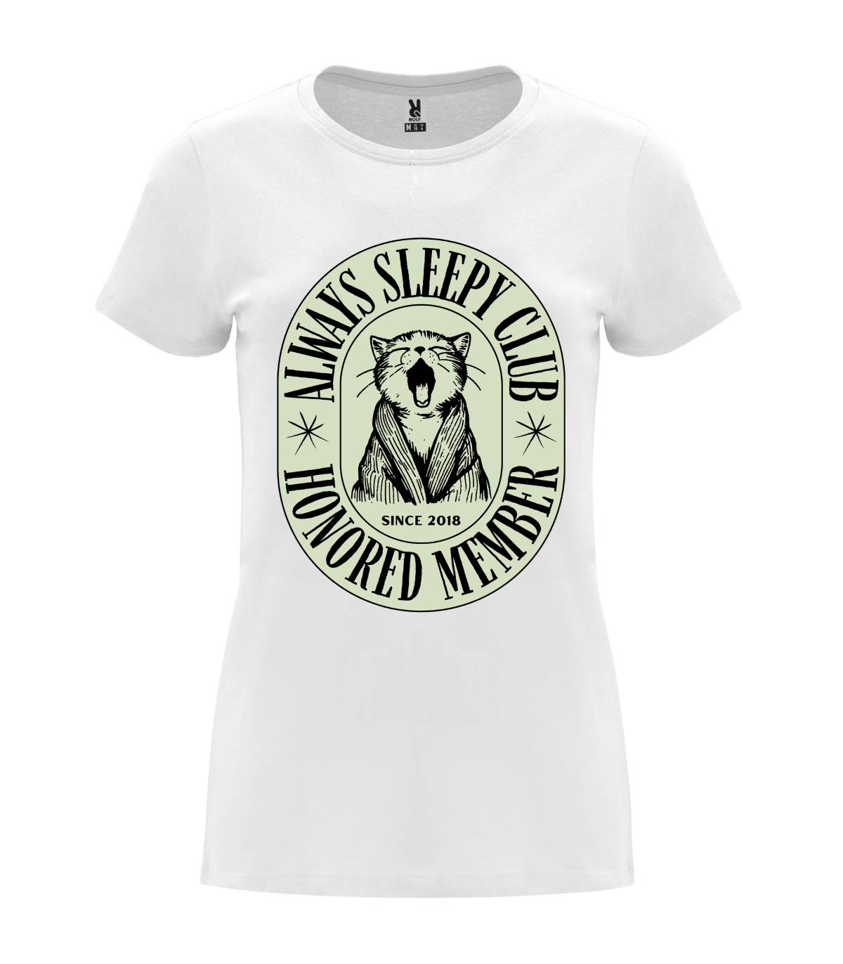 T-shirt feminina Always Sleepy Club