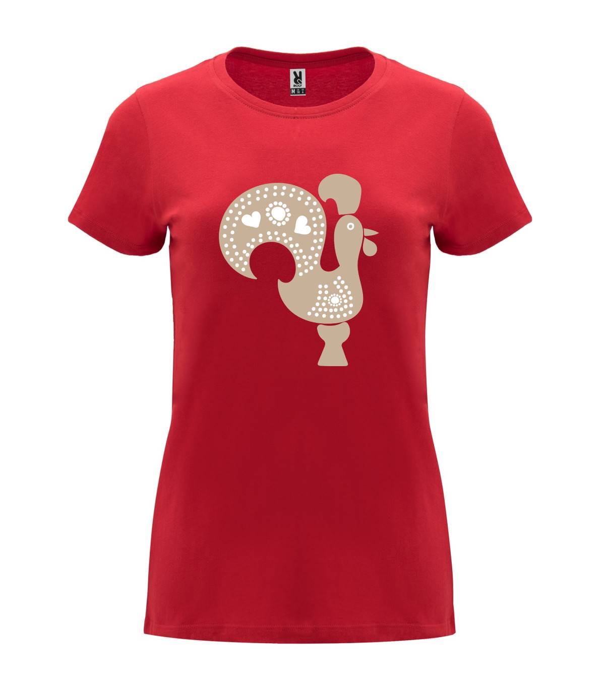 T-shirt feminina Um galo de Barcelouche