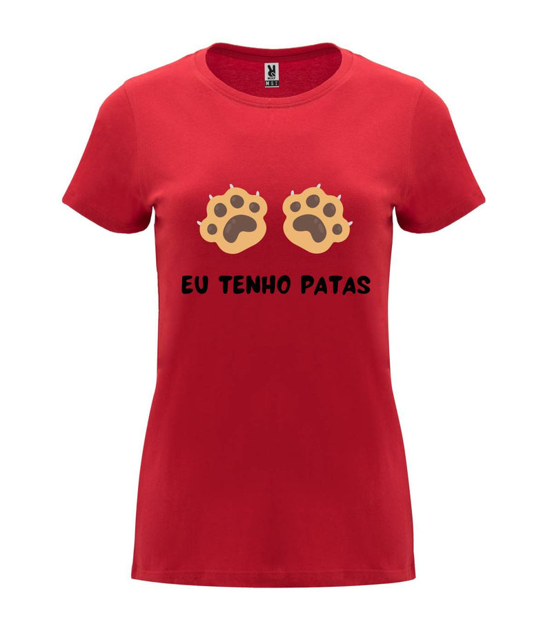 T-shirt feminina Eu Tenho Patas