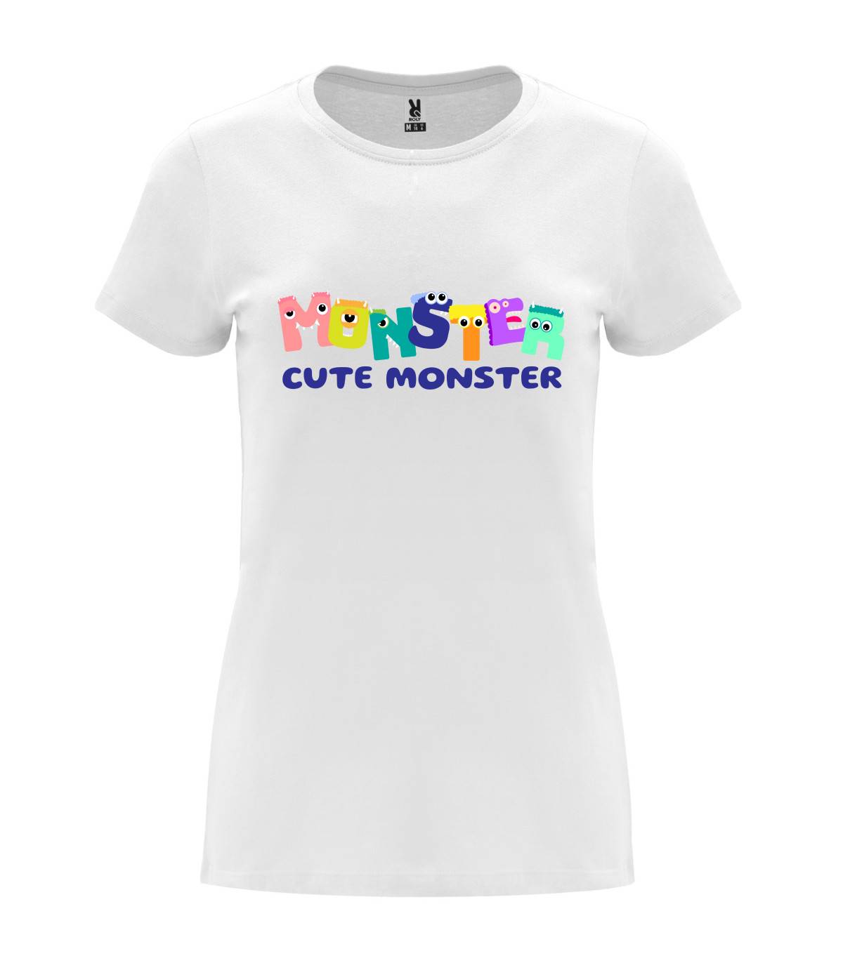 T-shirt feminina Cute Monster