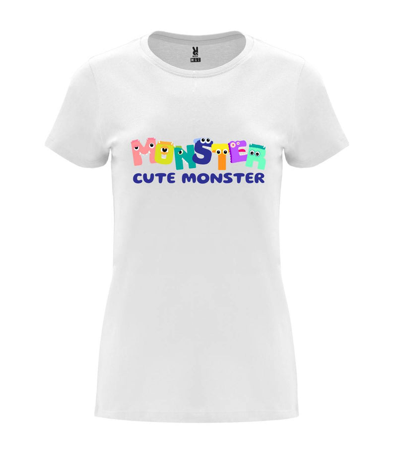 T-shirt feminina Cute Monster