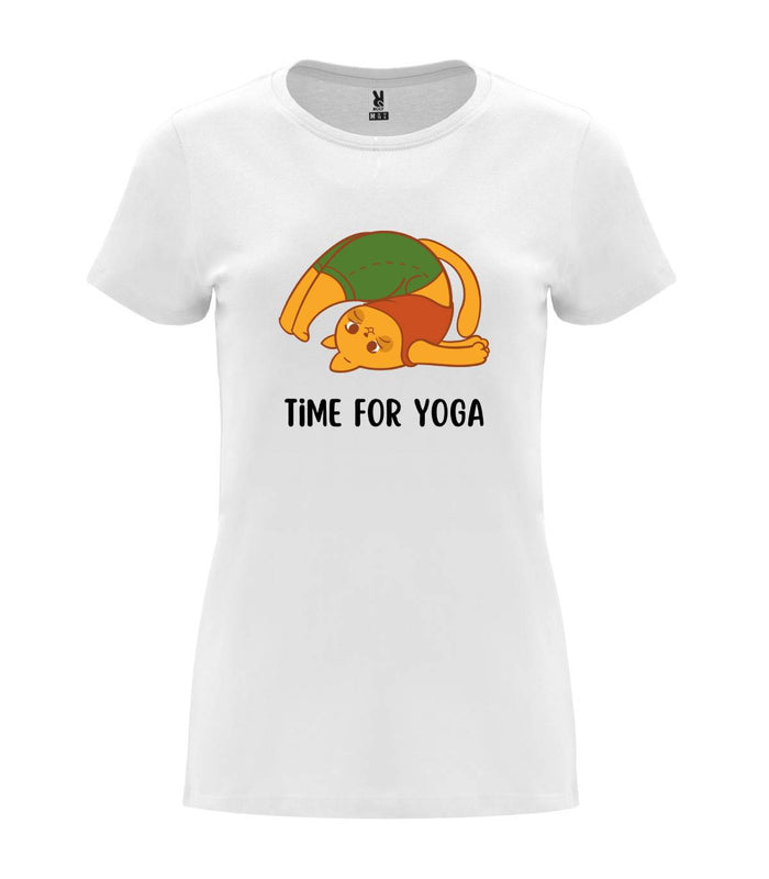 T-shirt feminina Time For Yoga