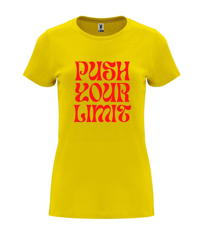 T-shirt feminina Push Your Limit