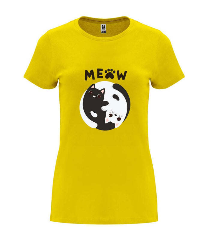 T-shirt feminina Meow