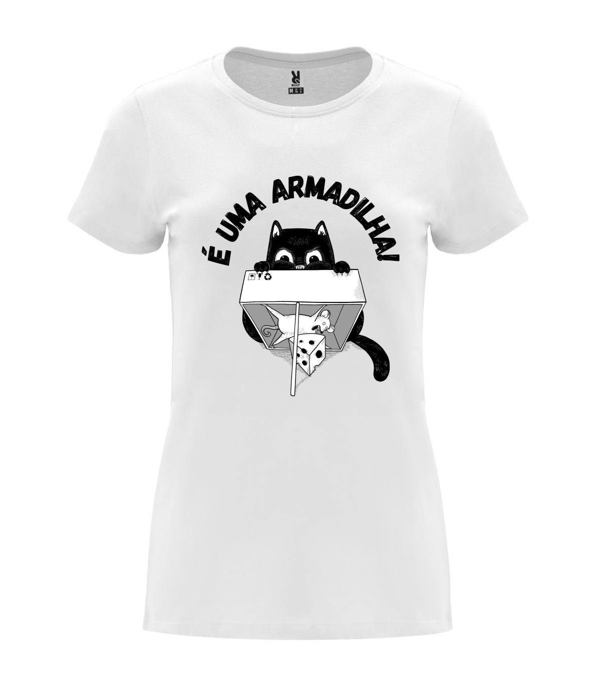 T-shirt feminina É Uma Armadilha!