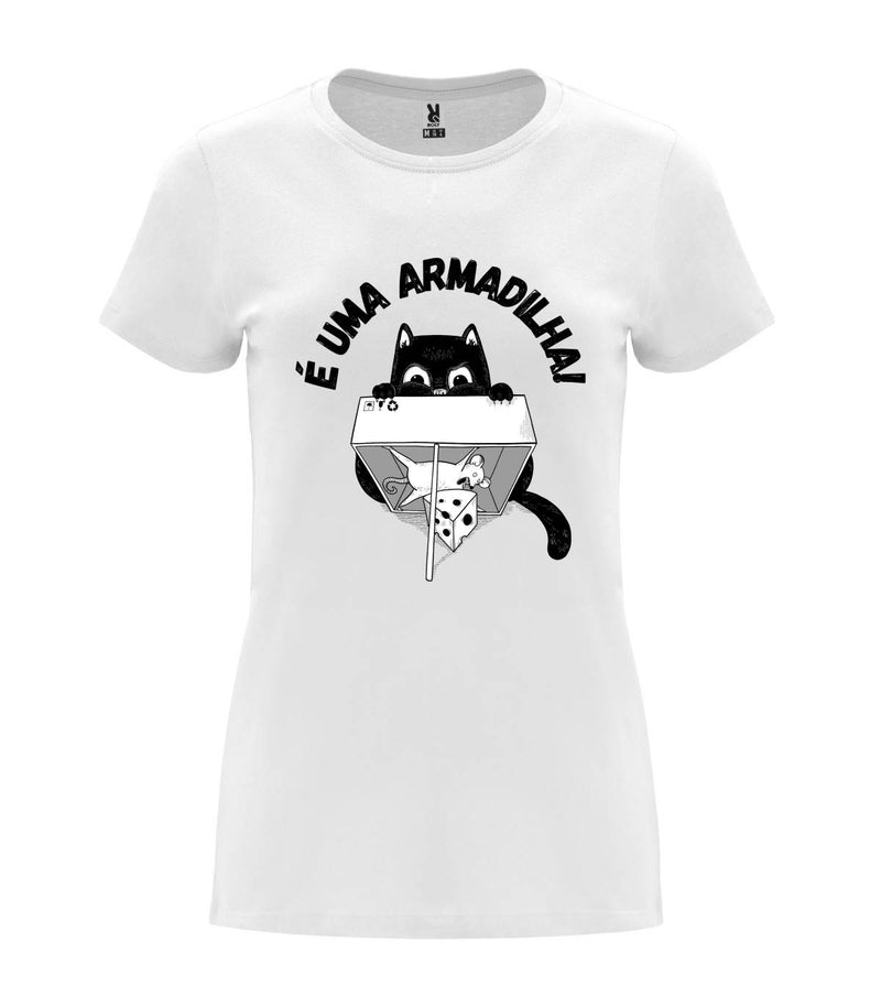 T-shirt feminina É Uma Armadilha!