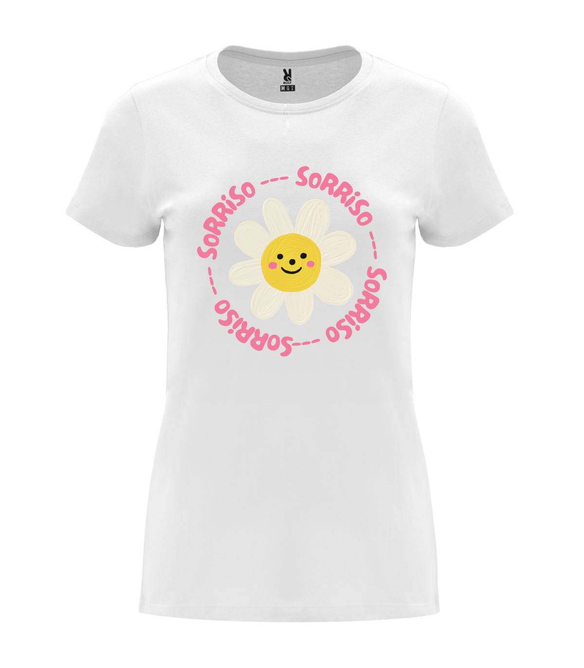 T-shirt feminina Sorriso