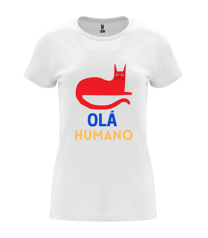 T-shirt feminina Olá Humano