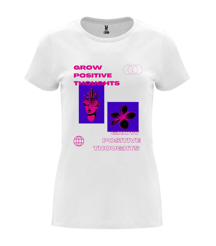 T-shirt feminina Grow Positive Thoughts